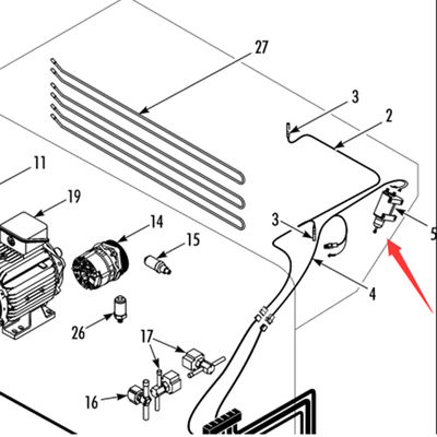 ৪৪২৮২৩ থার্মো কিং টি-৮৮০ প্রো আসল ডিফ্রস্টিং ড্যাম্পার মোটর