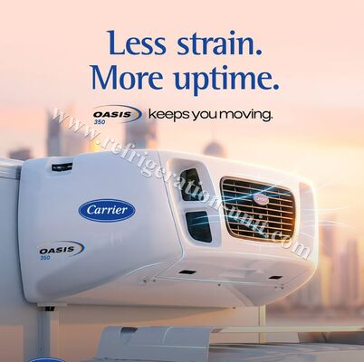 Oasis 350 ক্যারিয়ার ট্রান্সকোল্ড রেফ্রিজারেশন ইউনিট 40-50 ডিগ্রী মধ্যে 8-9 মিটার রেফ্রিজারেটেড বক্স ট্রাক জন্য উপলব্ধ পরিবেষ্টিত তাপমাত্রা ভাল দাম