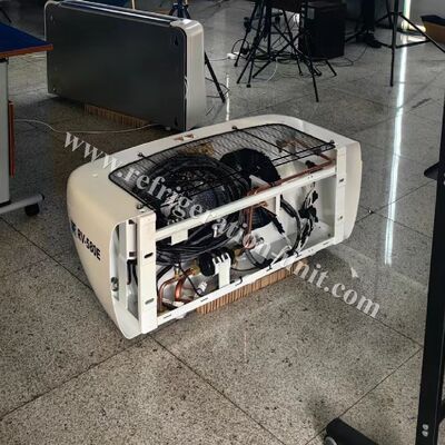RV580E থার্মো কিং গাড়ির জন্য C450 প্রতিস্থাপন, TK16 কম্প্রেসার সহ ফ্যান 24V চালিত ডাইরেক্ট ড্রাইভ রেফ্রিজারেশন ইউনিট