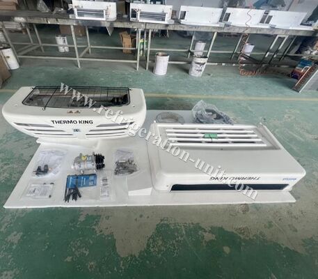 RV580E থার্মো কিং গাড়ির জন্য C450 প্রতিস্থাপন, TK16 কম্প্রেসার সহ ফ্যান 24V চালিত ডাইরেক্ট ড্রাইভ রেফ্রিজারেশন ইউনিট