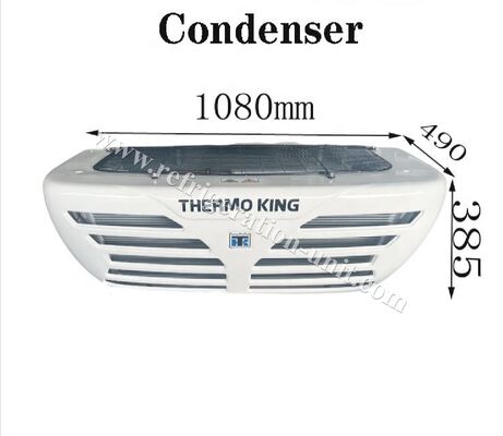 RV580E থার্মো কিং গাড়ির জন্য C450 প্রতিস্থাপন, TK16 কম্প্রেসার সহ ফ্যান 24V চালিত ডাইরেক্ট ড্রাইভ রেফ্রিজারেশন ইউনিট