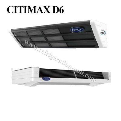 Citimax D6 মডেল ক্যারিয়ার ট্রান্সকোল্ড রেফ্রিজারেশন ইউনিট 4.5-5.5 মিটার রেফ্রিজারেটেড বক্স দৈর্ঘ্য ট্রাক জন্য উপলব্ধ 24V সরাসরি ড্রাইভ গাড়ির চালিত Citimax 600 প্রতিস্থাপন